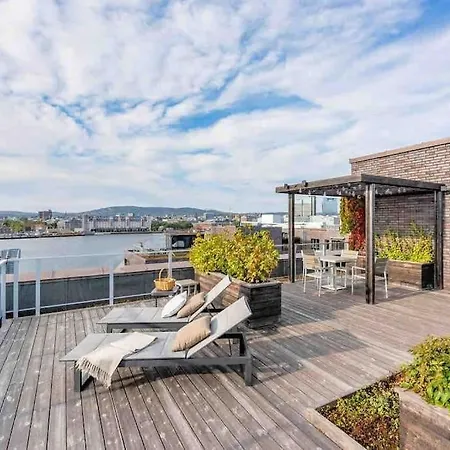 Luxury 3-Bedroom Flat With Seaview In Central Oslo Exterior photo