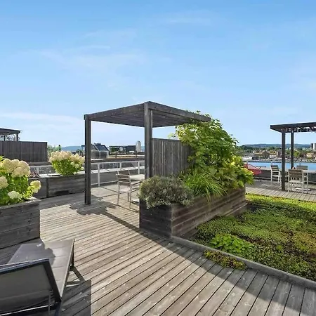 Luxury 3-Bedroom Flat With Seaview In Central Oslo Exterior photo