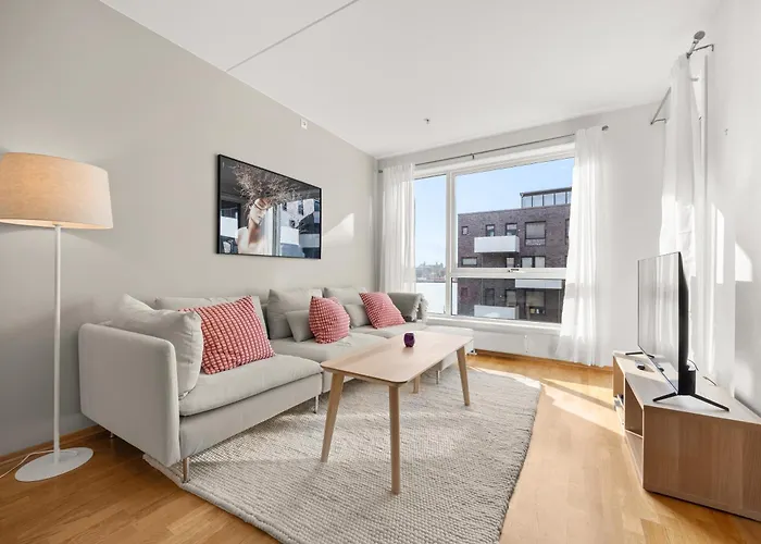 Luxury 3-Bedroom Flat With Seaview In Central Oslo